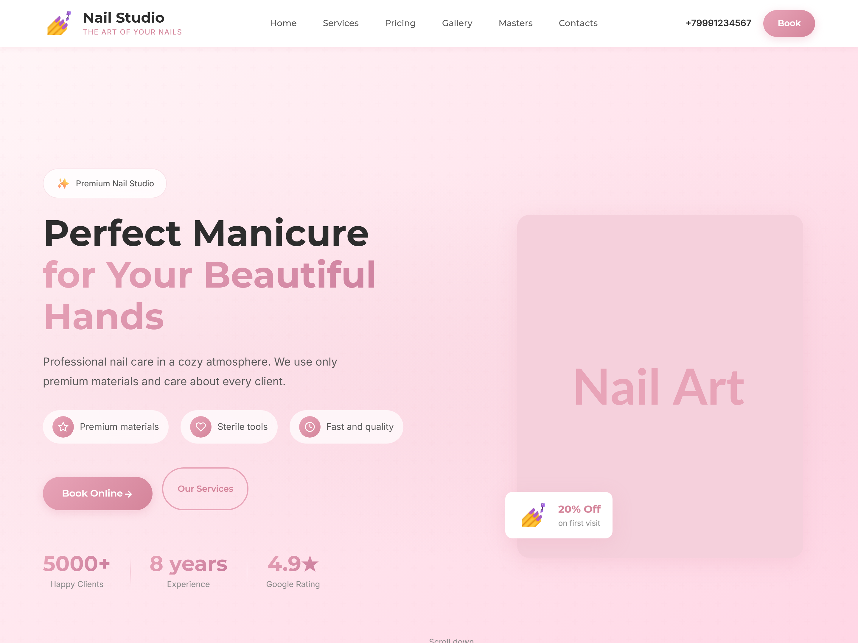 Manicure Studio template