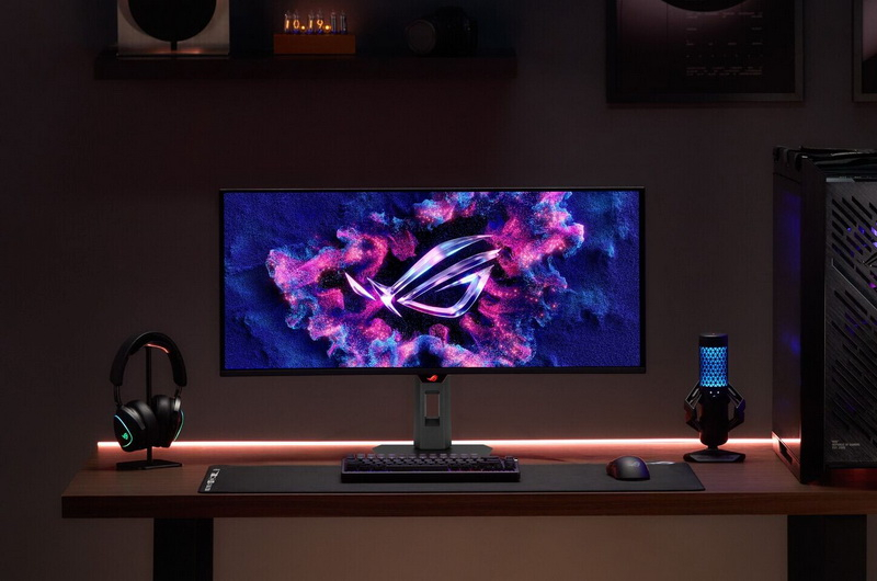 Η Asus παρουσίασε το νέο φορητό αφής monitor ROG Strix XG129C (12,3”) και τον gaming OLED‑monitor ROG Strix XG34WCDMS (34”).