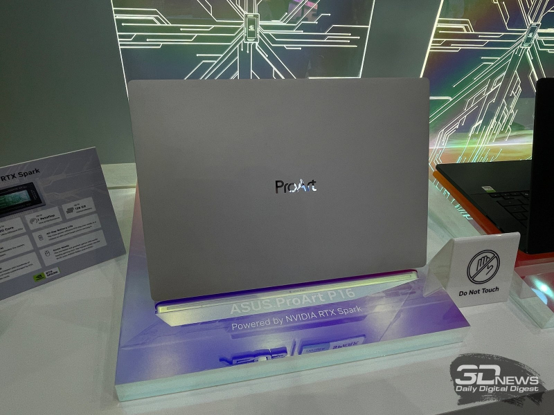 Έκθεση από το stand της ASUS στο Computex 2026: νέοι φορητοί με Nvidia RTX‑Spark, gaming μοντέλα και λύσεις γραφείου