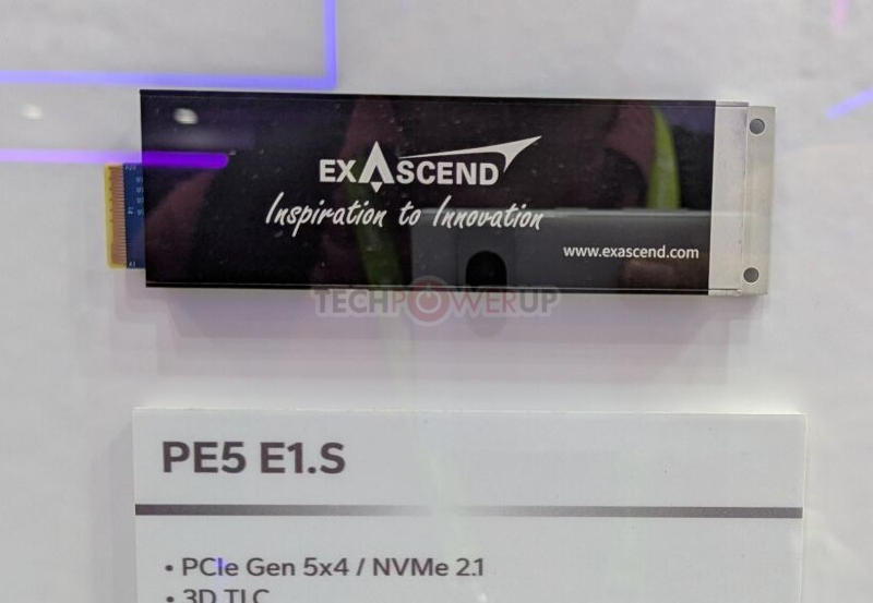 Η Exascend παρουσίασε τα πρώτα SSD βασισμένα στο πρωτόκολλο NVMe 2.1