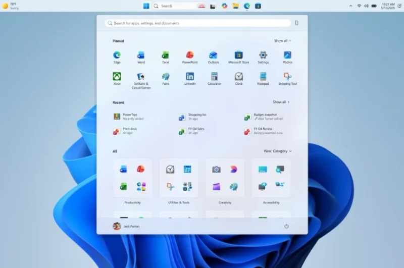 Η Microsoft θα επιτρέψει την μετακίνηση της γραμμής εργασιών και τη αλλαγή μεγέθους του μενού Έναρξη στο Windows 11