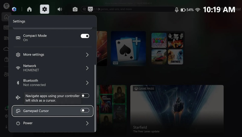 Η Microsoft παρουσίασε το Gamepad Cursor – μια εικονική ποντίκι για φορητές κονσόλες με Windows