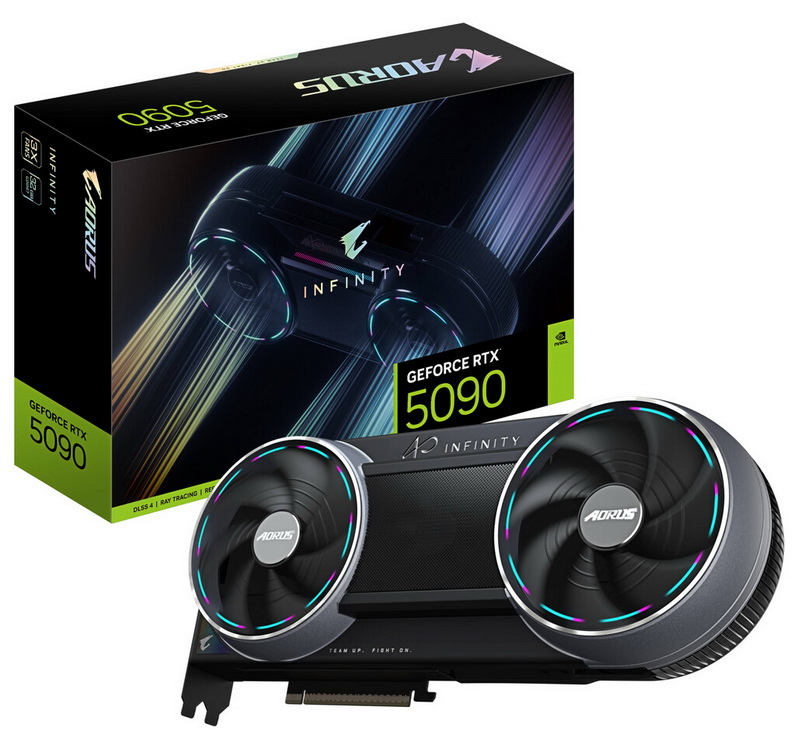 Η Gigabyte άρχισε τις πωλήσεις της κάρτας Aorus GeForce RTX 5090 Infinity, η οποία ξεχωρίζει για το ασυνήθιστο σχεδιασμό και τον κρυφό ανεμιστήρα.