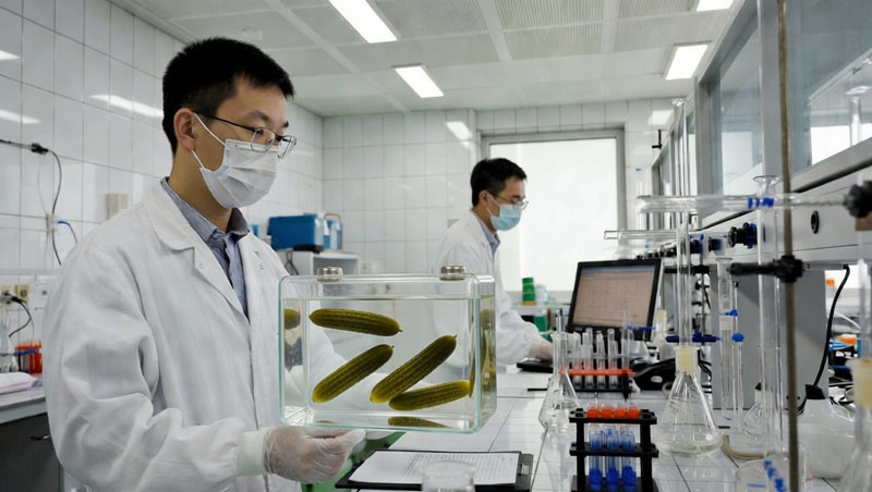 Η Κίνα ανέπτυξε έναν πλήρως οικολογικά εξοικονομικό μπαταρία, στην οποία το ηλεκτρολύτη είναι κατάλληλο ακόμη και για την αλατοσίδευση αγγουριών