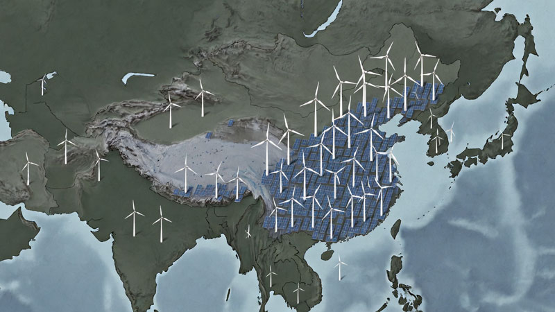 Η Κίνα και η Ινδία προωθούν την παγκόσμια πράσινη ενέργεια, ενώ οι χώρες του G7 βρίσκονται πίσω από την πρόοδο.