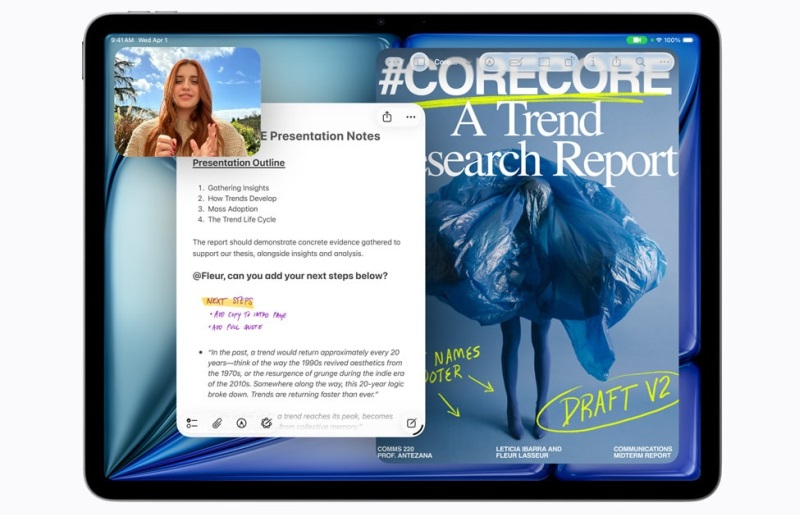 Η Apple κυκλοφόρησε το αναβαθμισμένο iPad Air με βάση τον χип M4, 12 GB μνήμης RAM και την αρχική τιμή $599