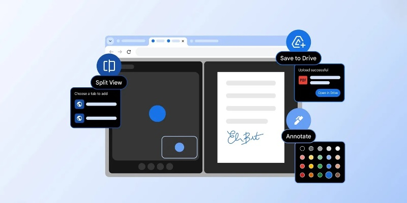 Το Chrome είναι πλέον πιο εύκολο στη χρήση: στον περιηγητή εμφανίστηκε ξεχωριστό παράθυρο και η δυνατότητα να κάνετε σημειώσεις σε PDF.