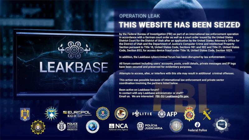 Η Αμερική και το Europol αποκάλυψαν το LeakBase, έναν από τους μεγαλύτερους hacker φόρουμ του κόσμου με 142 000 συμμετέχοντες