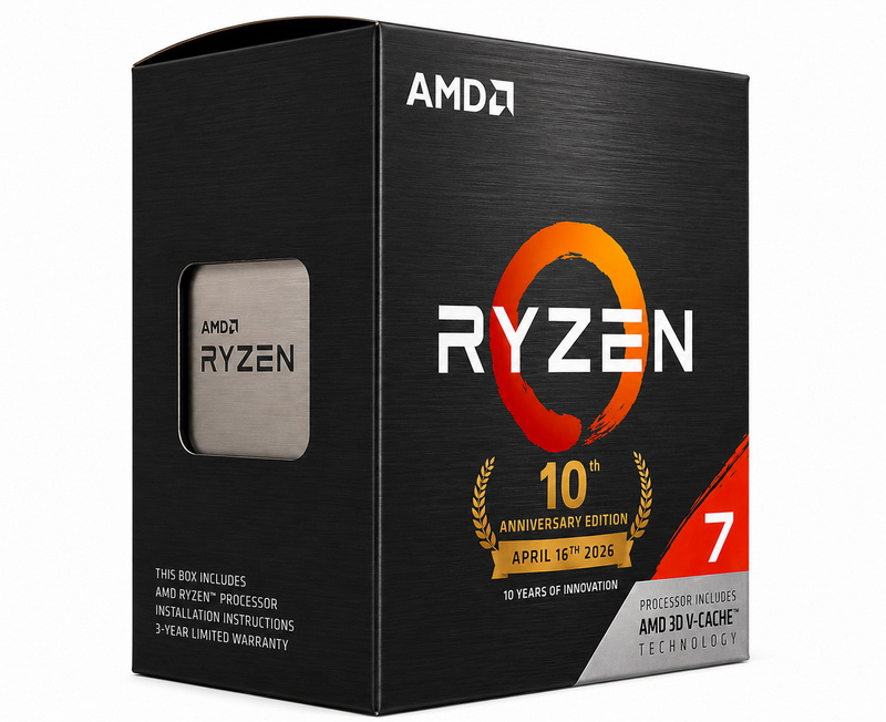 Το Ryzen 7 5800X3D AM4 έκδοση εορταστικού 10ετούς τώρα είναι διαθέσιμη στην Ινδία με τιμή 310 δολάρια.