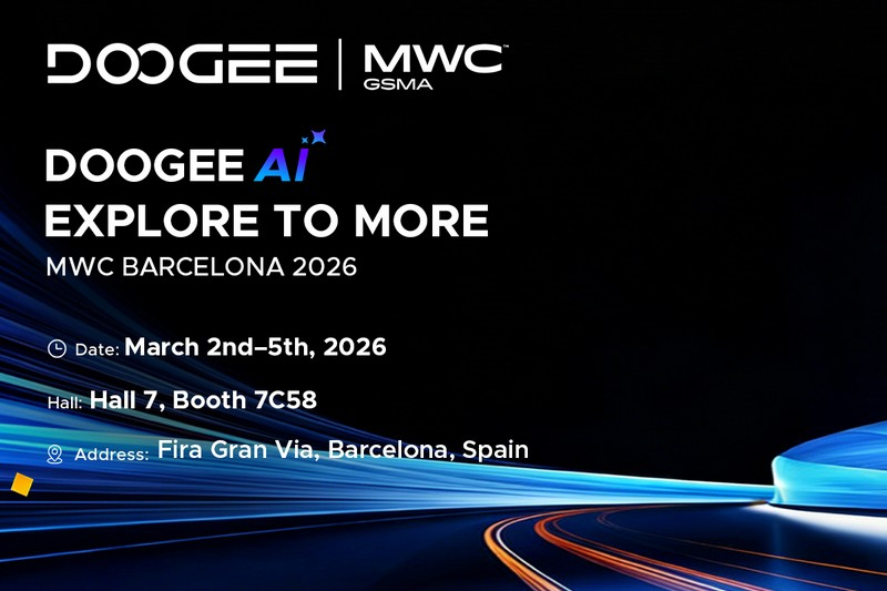 Το Doogee θα παρουσιάσει στο MWC 2026 έξυπνα gadgets, προστατευμένο smartphone και το Visible AI.