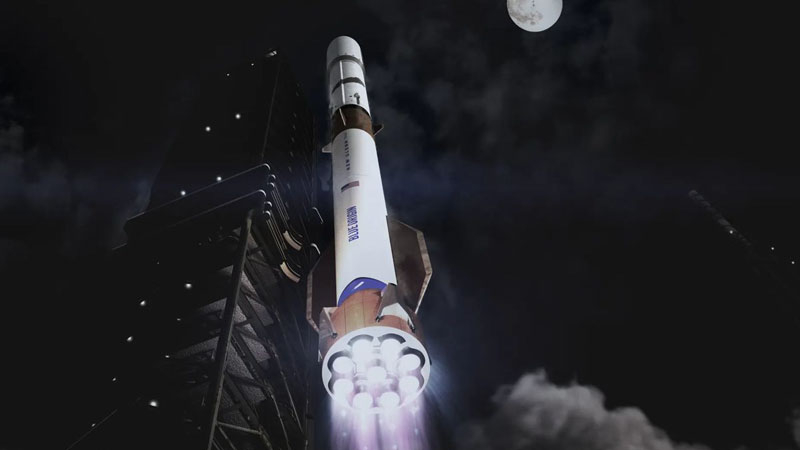 Η Blue Origin σχεδιάζει να εκτοξεύει 100 βαριές πυραυλούς New Glenn κάθε χρόνο για να ξεπεράσει την SpaceX.