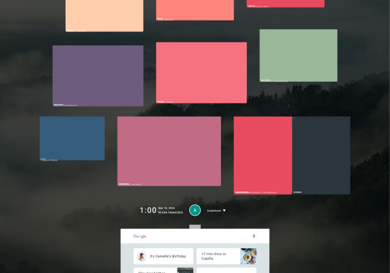 Στο πρόγραμμα περιήγησης ενσωματώθηκε η διεπαφή της πρώην υποσχόμενης λειτουργικής συστήματος του Google Fuchsia