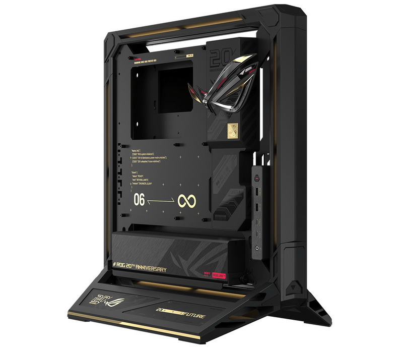 Η ASUS κυκλοφόρησε το νέο ανοιχτό case ROG GR20 Edition 20, εξοπλισμένο με ανεμιστήρα cross‑flow