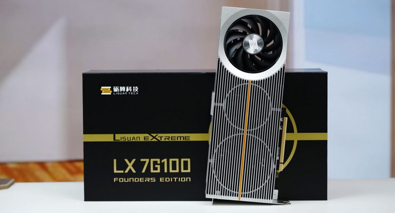 Η κινεζική εταιρεία παραγωγής Lisuan Tech παρουσίασε την κάρτα γραφικών LX 7G100 στην έκδοση Founders Edition, αλλά χωρίς υποστήριξη Nvidia