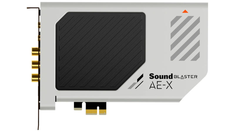Η Creative κυκλοποίησε την ηχητική κάρτα Sound Blaster AE‑X, που μπορεί να επεξεργαστεί 32‑bit ήχο με ταχύτητα έως 384 kHz