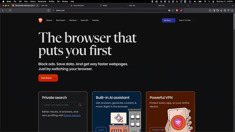 Οι προγραμματιστές του Brave εκτίμησαν 60 $ για την λειτουργία απόκρυψης των δικών τους ρυθμίσεων του προγράμματος περιήγησης.