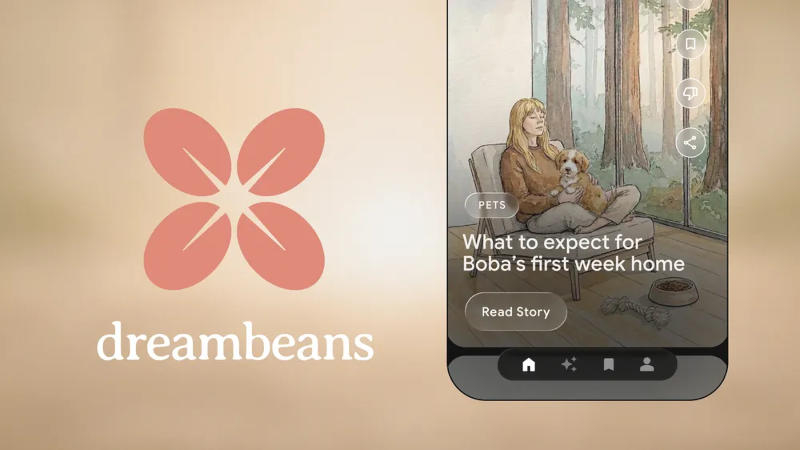 Το Google Dreambeans ξεκίνησε μια πειραματική υπηρεσία που δημιουργεί κόμικ από την καθημερινή ζωή των χρηστών.