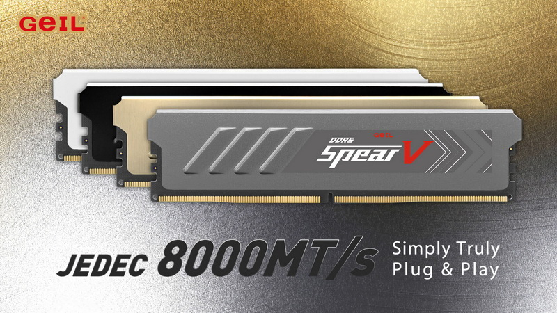 Η GeIL παρουσίασε μονάδες DDR5 με χωρητικότητα 8000 MT/s σε κανονική λειτουργία